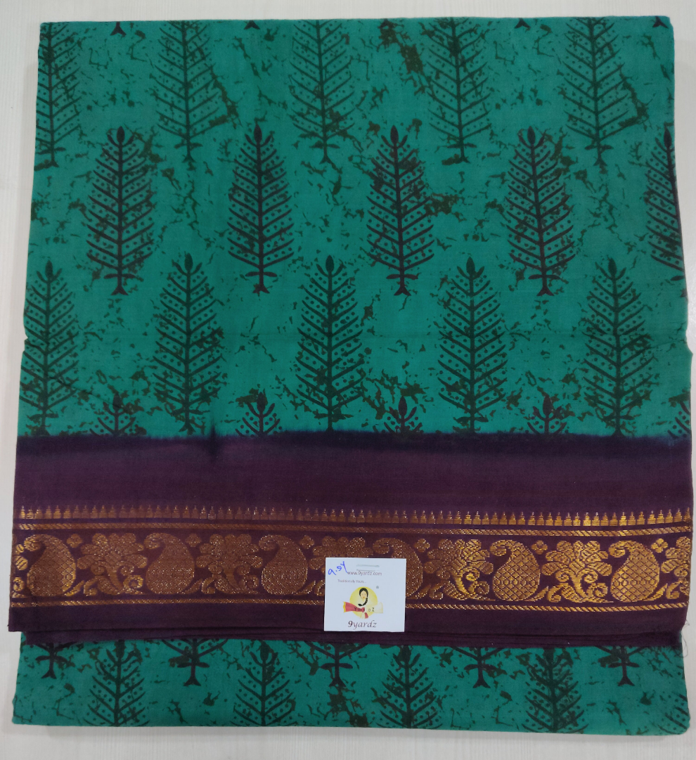 Sungudi cotton 9.5 yards madisar