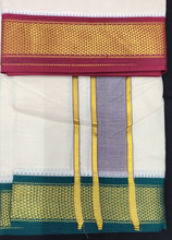 Load image into Gallery viewer, Pure cotton Muhurtham dhoti 10*6 11Maadampet