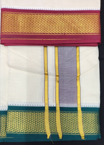 Pure cotton Muhurtham dhoti 10*6 11Maadampet