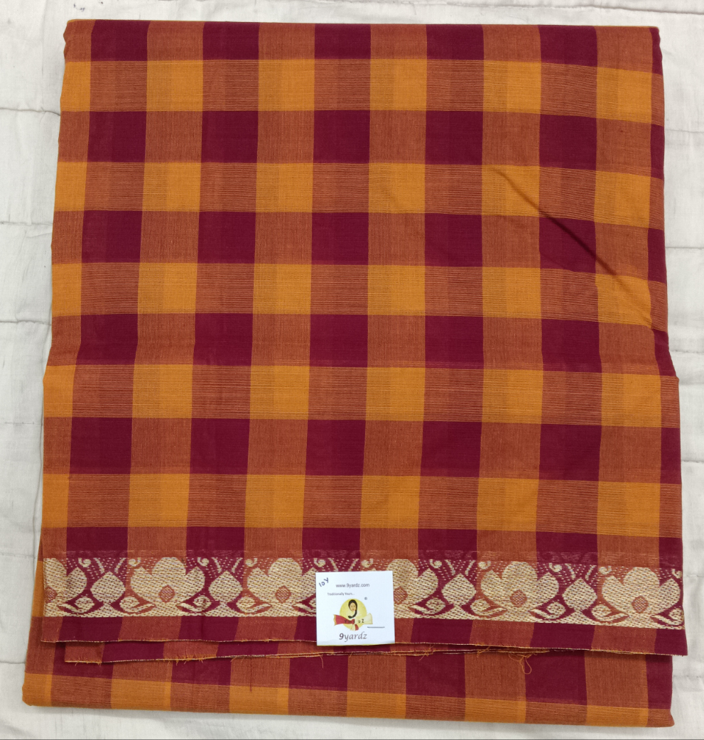 Chettinadu / Karaikudi cotton 10 yards madisar