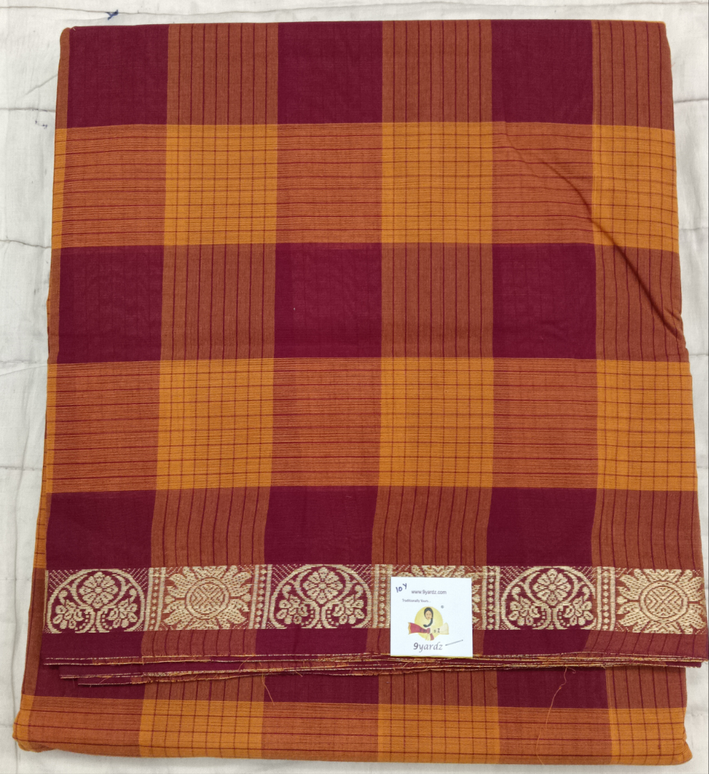 Chettinadu / Karaikudi cotton 10 yards madisar