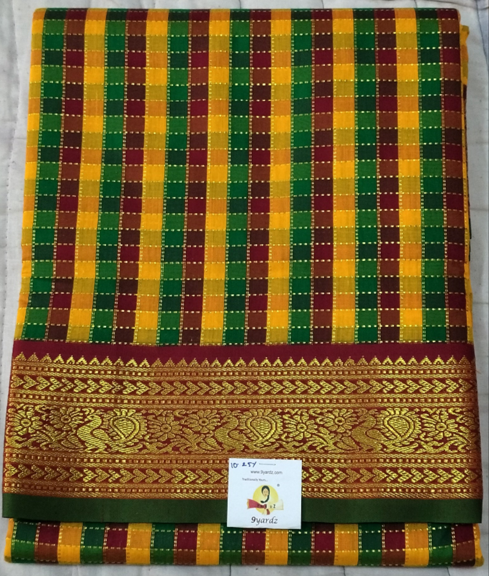 Akshaya cotton 10.25 yards madisar