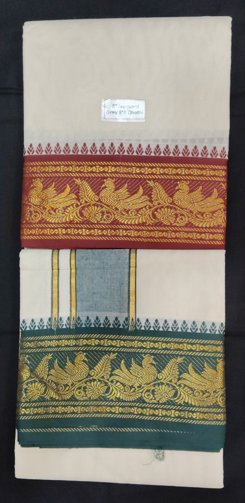 Cotton Dhothi Jacquard 9*5