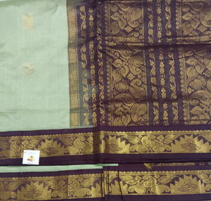 Semi Silk cotton Korvai Madisar