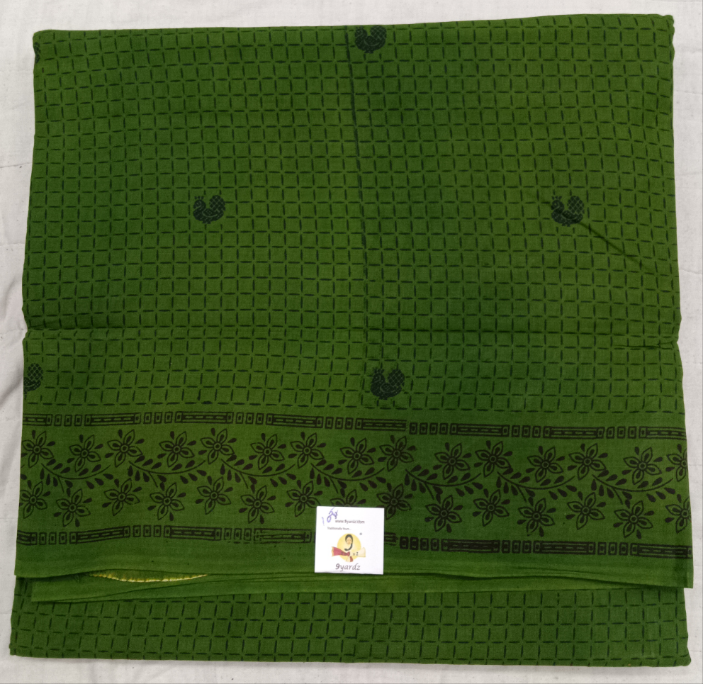 Sungudi cotton 10.5yards 49"