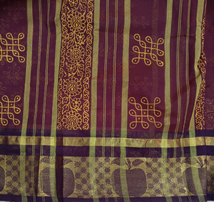 Arupukottai cotton Printed 10 yards madisar