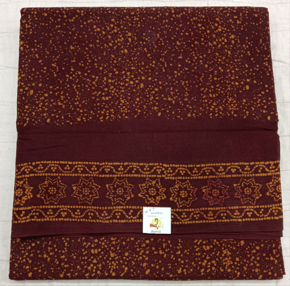 Sungudi cotton 10.5yards 49"