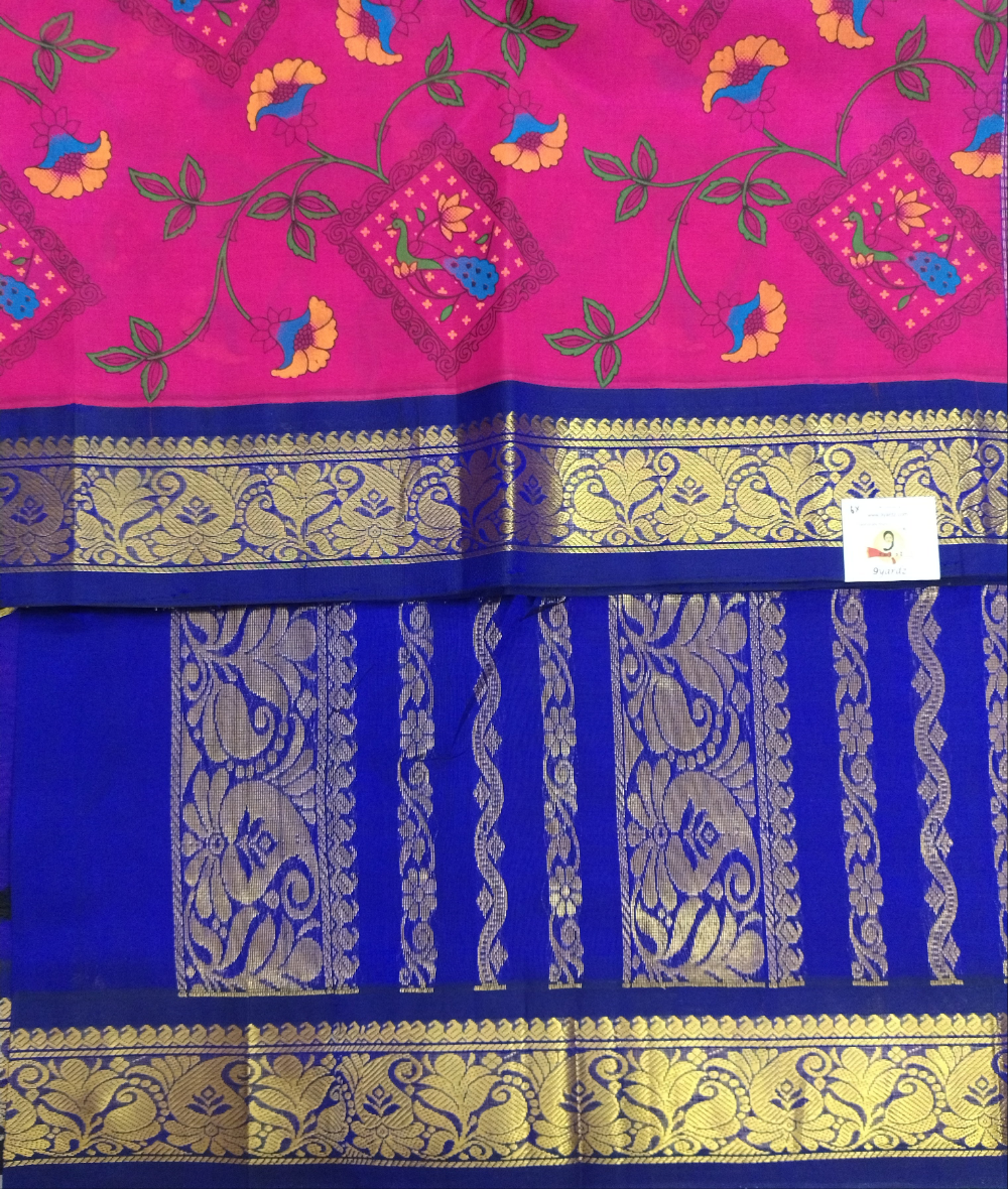 Korvai Printed 6 yards
