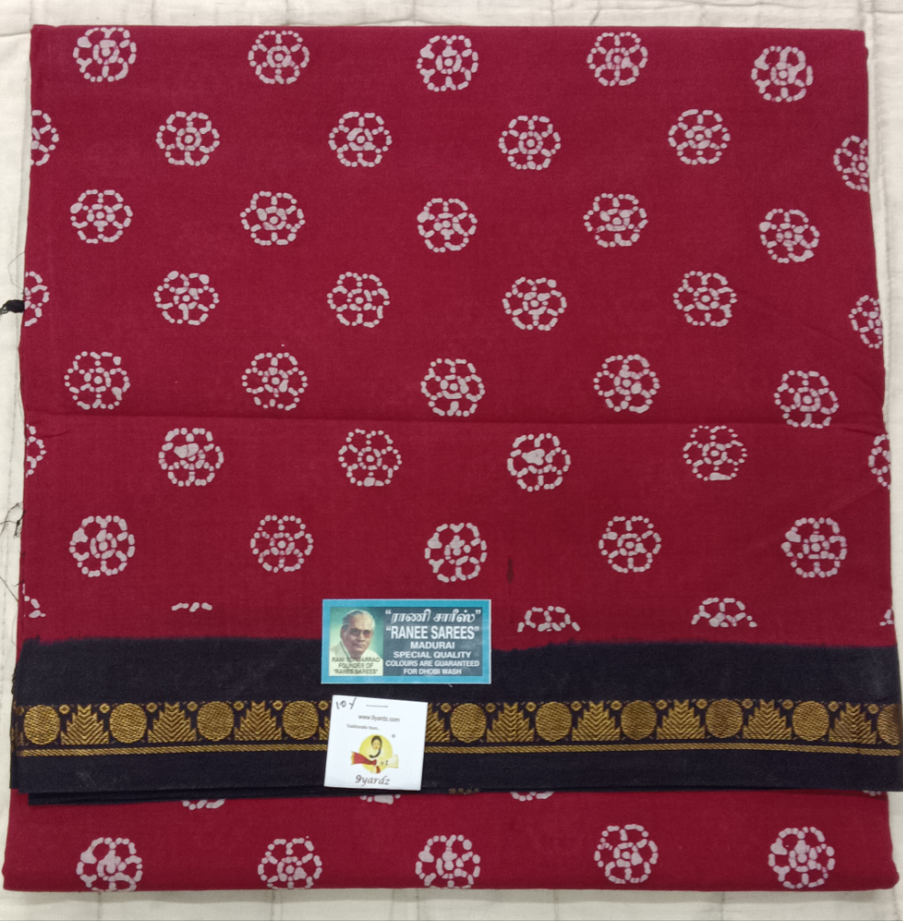 Ranee voyal saree 10yardz(9.1mtrs)