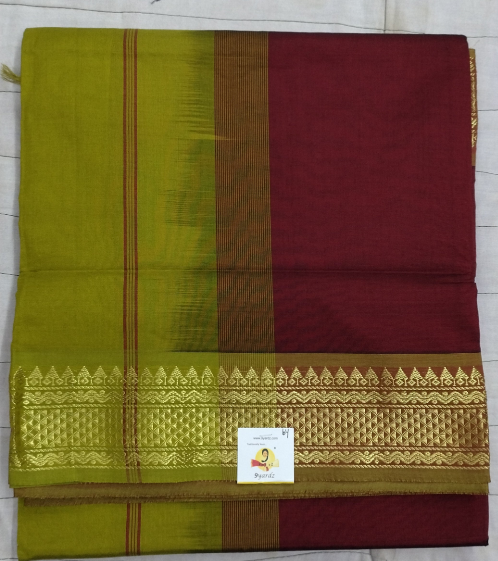 Semi silk Plain 6Yards