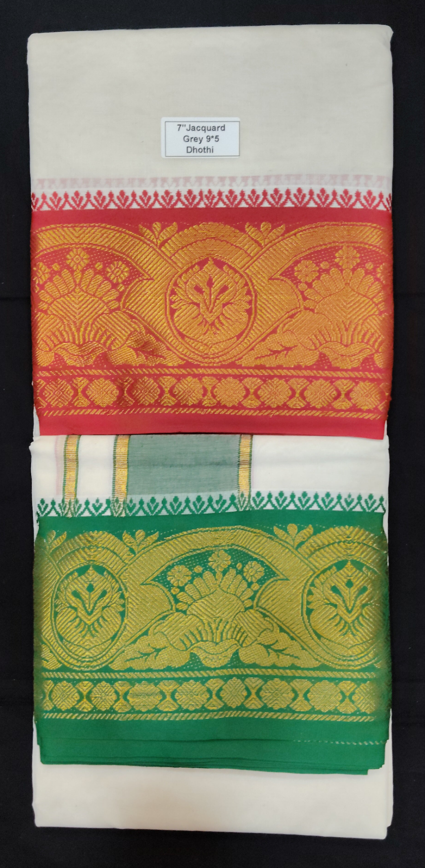 Cotton Dhothi Jacquard 9*5