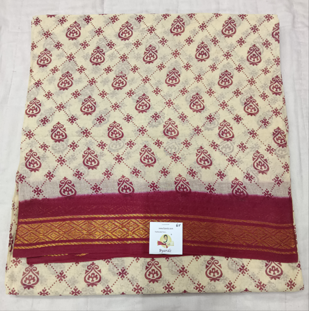 Sungudi cotton 6 yards