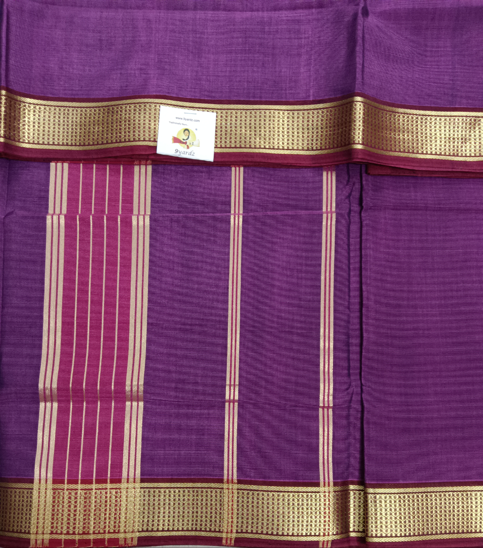 Devendra 60K border saree 10.5yards