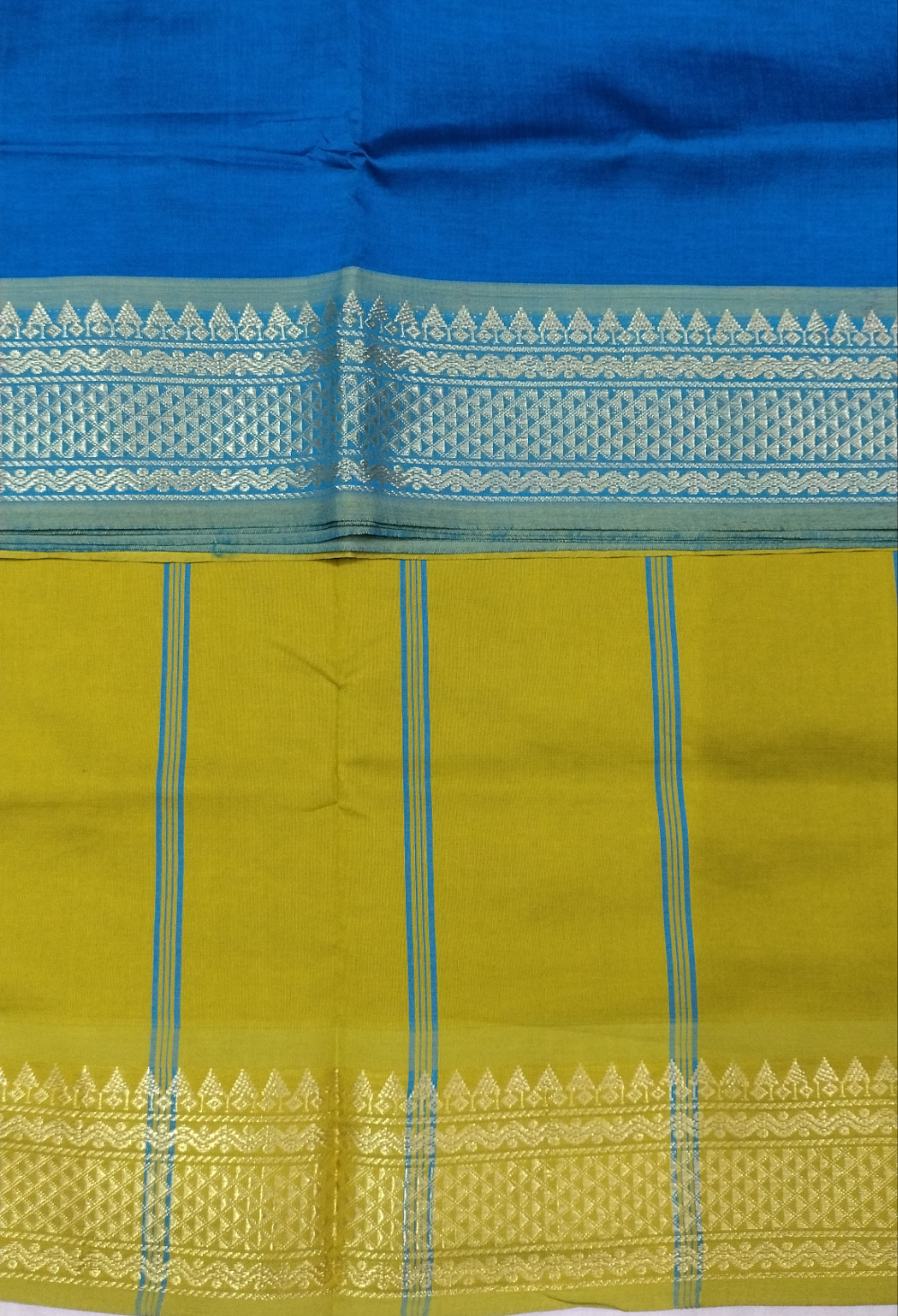 Semi silk Plain 6Yards