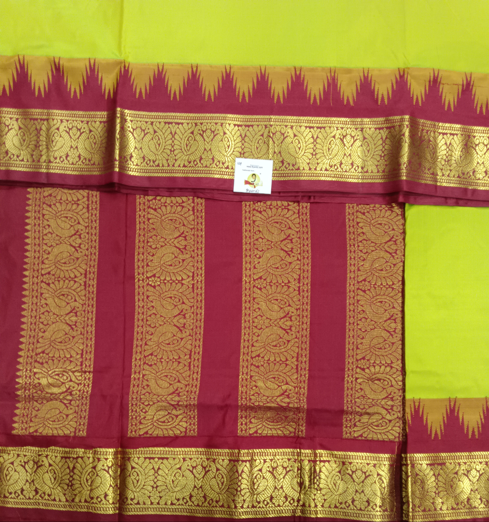 Pure silk 11yardz  saree