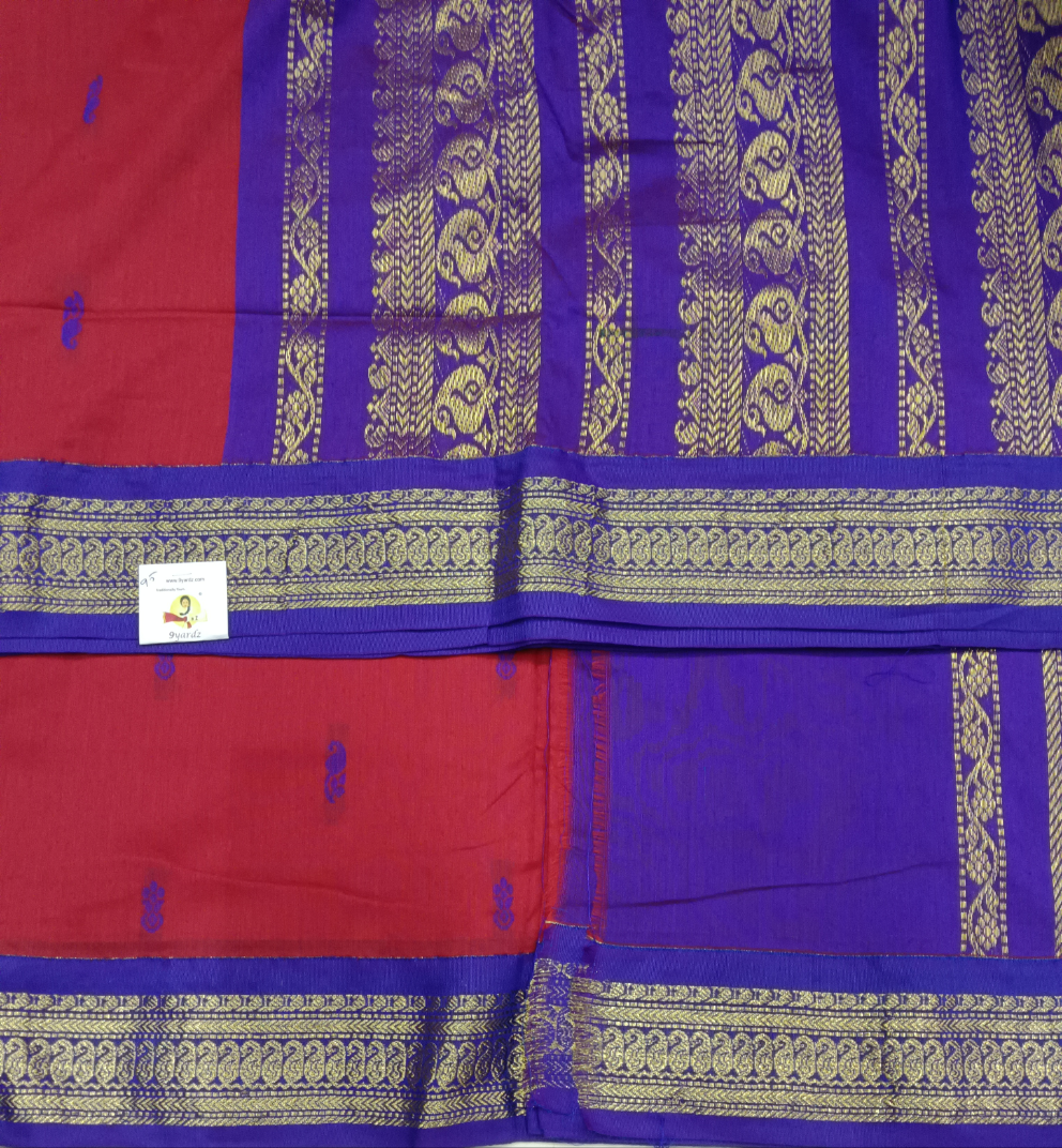 Kalyani Cotton Butta  9.5yardz