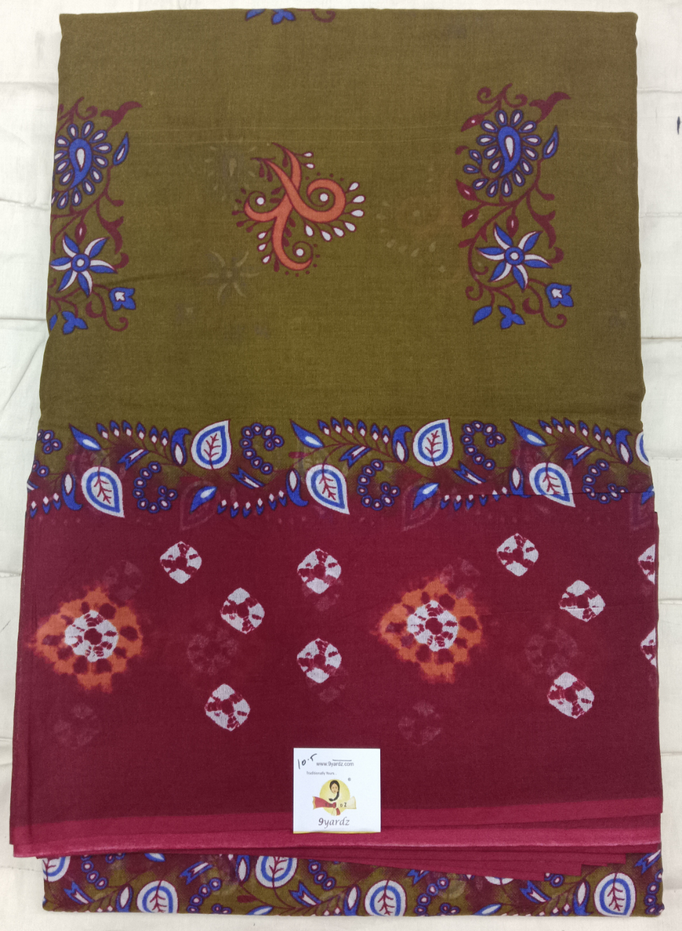Erode cotton 10.5 yards madisar
