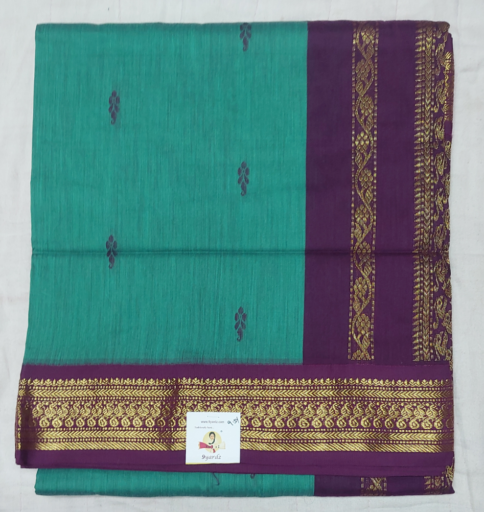 Kalyani Cotton Butta  9.5yardz