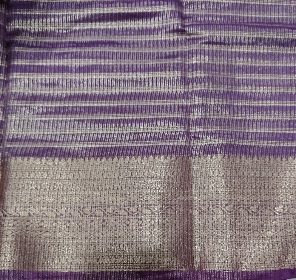 Mysore crepe silk checked (synthetic)