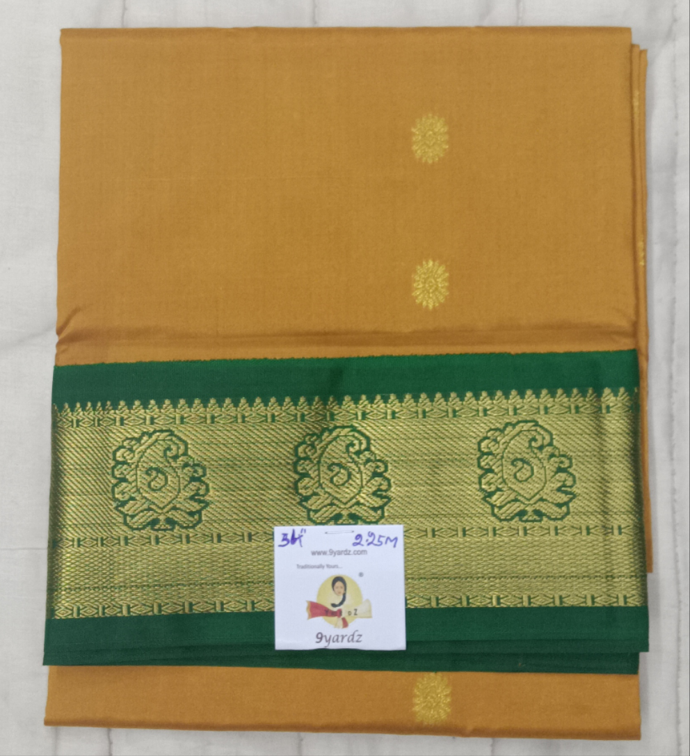 Pattu Pavadai Pure silk 34"
