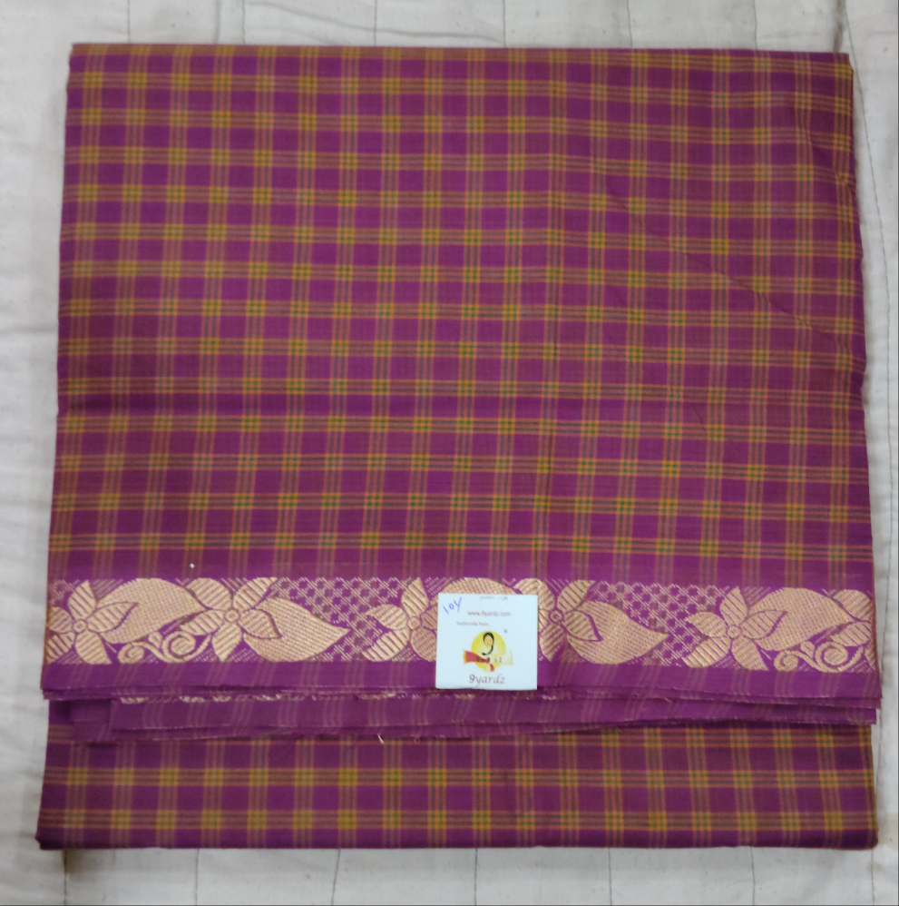 Chettinadu / Karaikudi cotton 10. yards madisar