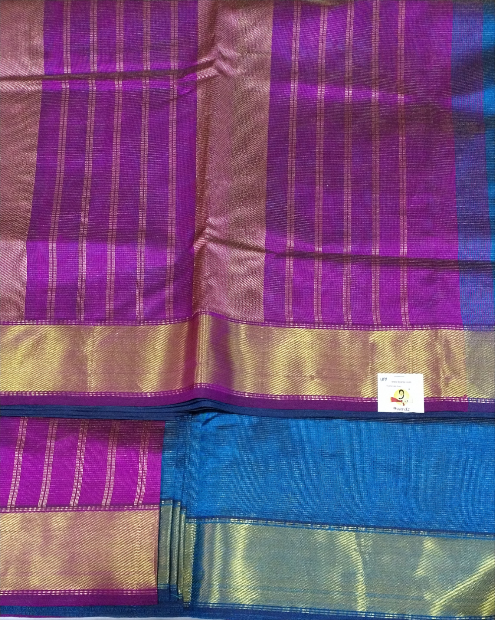 Pure silk cotton Vairaoosi 10yards madisar