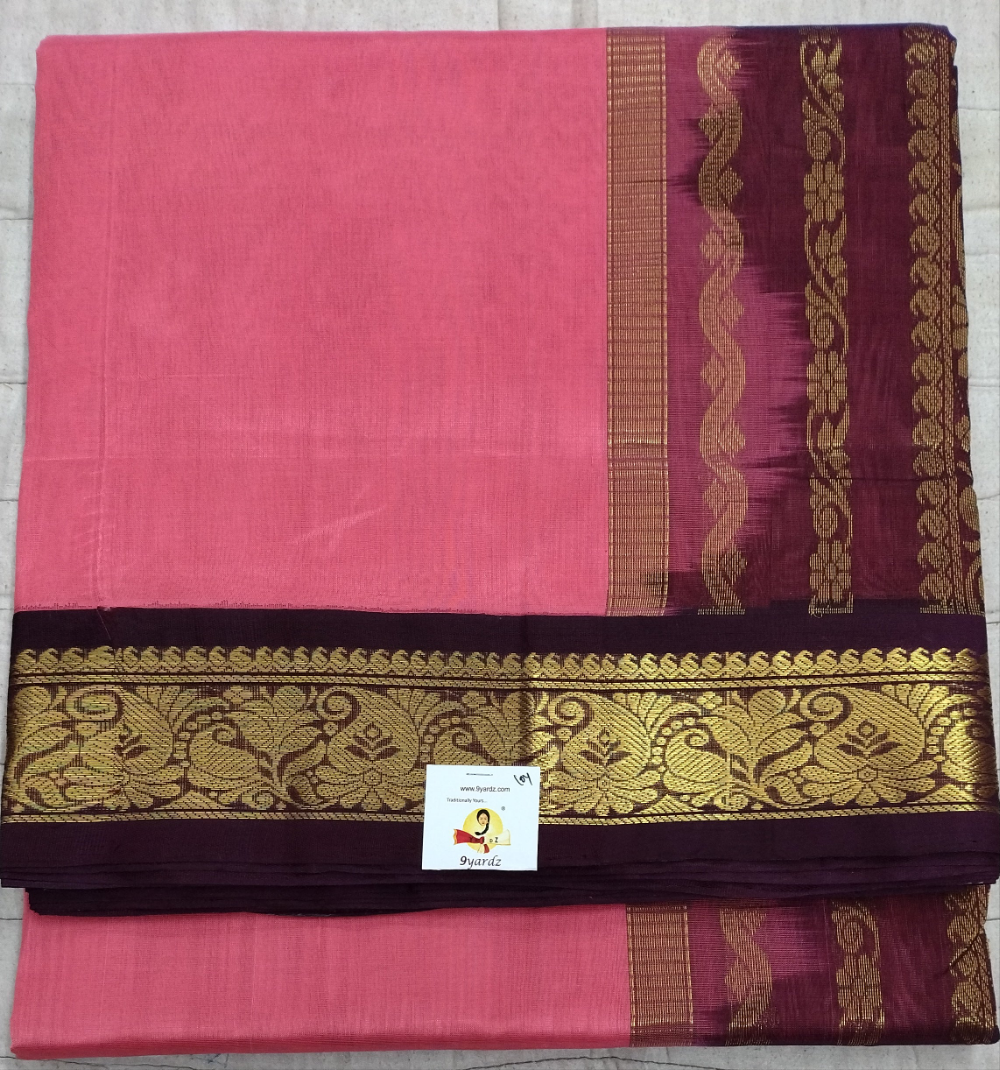 Pure silk cotton -Korvai 10yards madisar