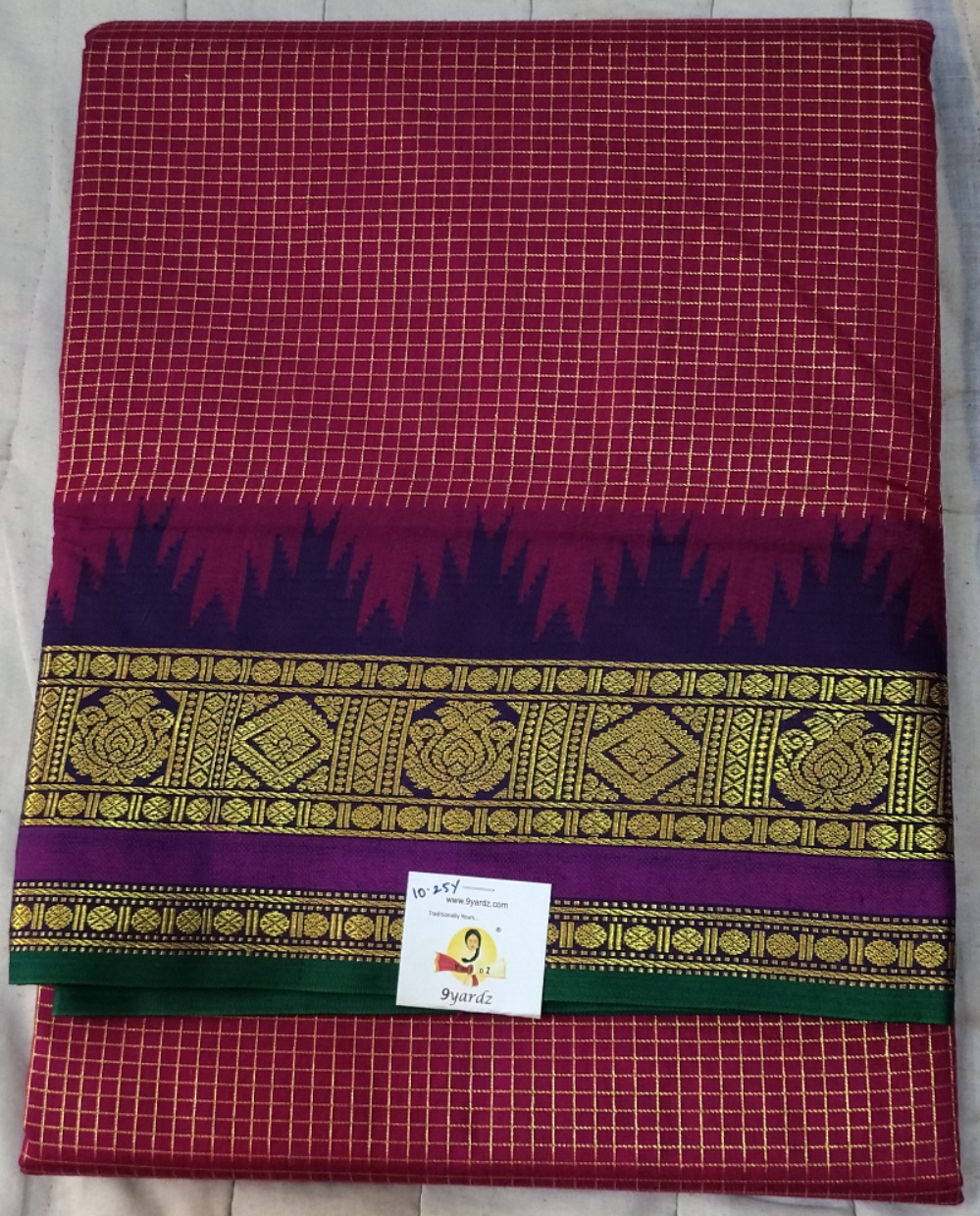 Akshaya cotton 10.25 yards madisar