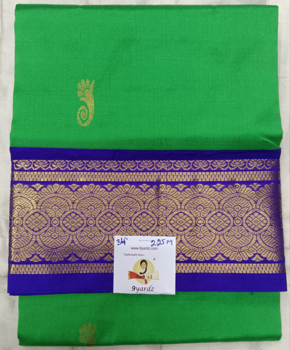 Pattu Pavadai Pure silk 34"