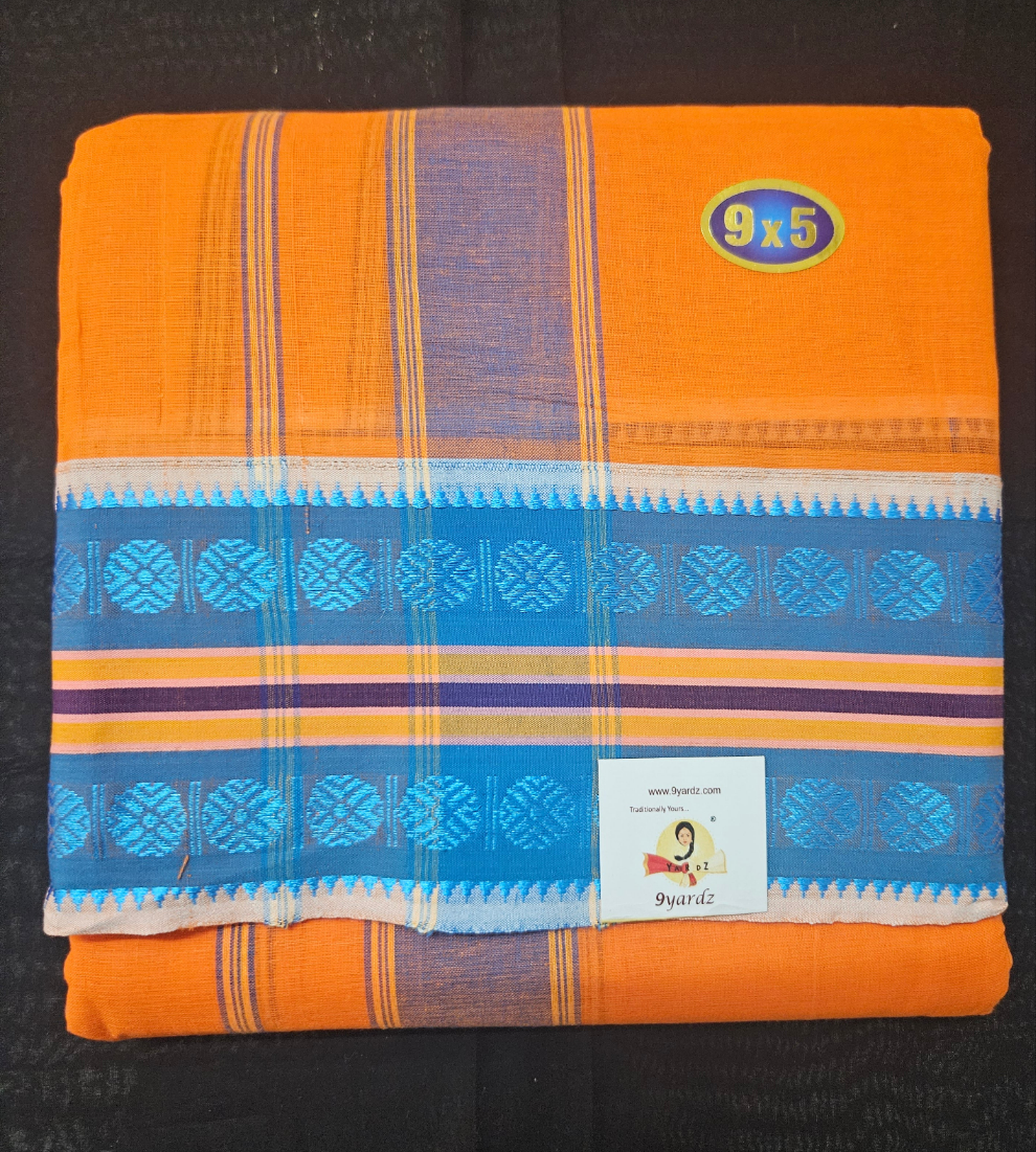 Nagari Cotton Colour Dhoti 9*5