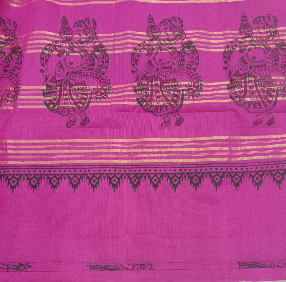 Arupukottai cotton Printed 10 yards madisar