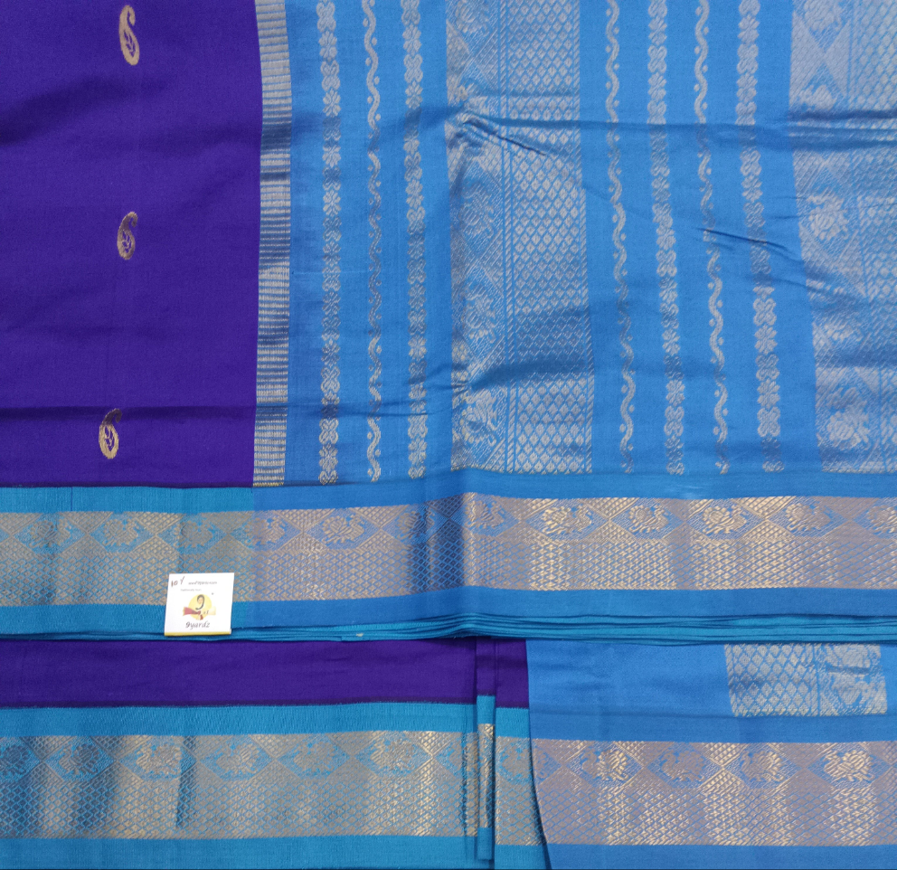 Semi Silk cotton Korvai Madisar