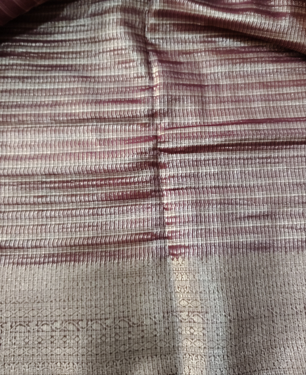 Mysore crepe silk checked (synthetic)