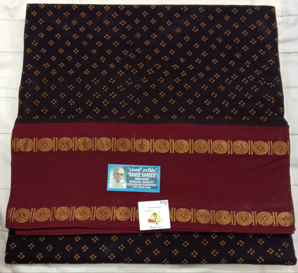 Ranee voyal saree 10.5yardz(9.5mtrs)