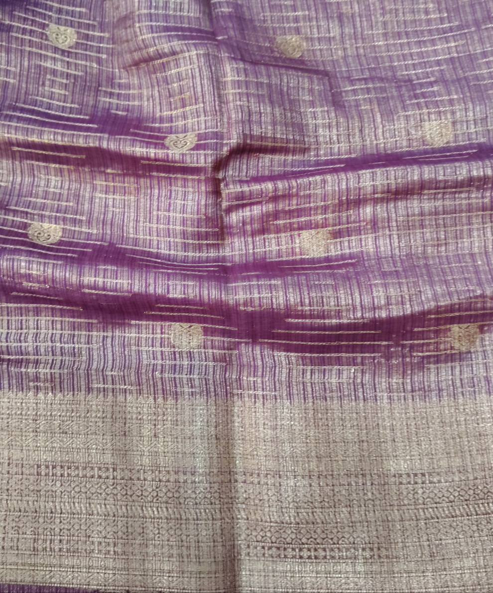 Mysore crepe silk checked (synthetic)