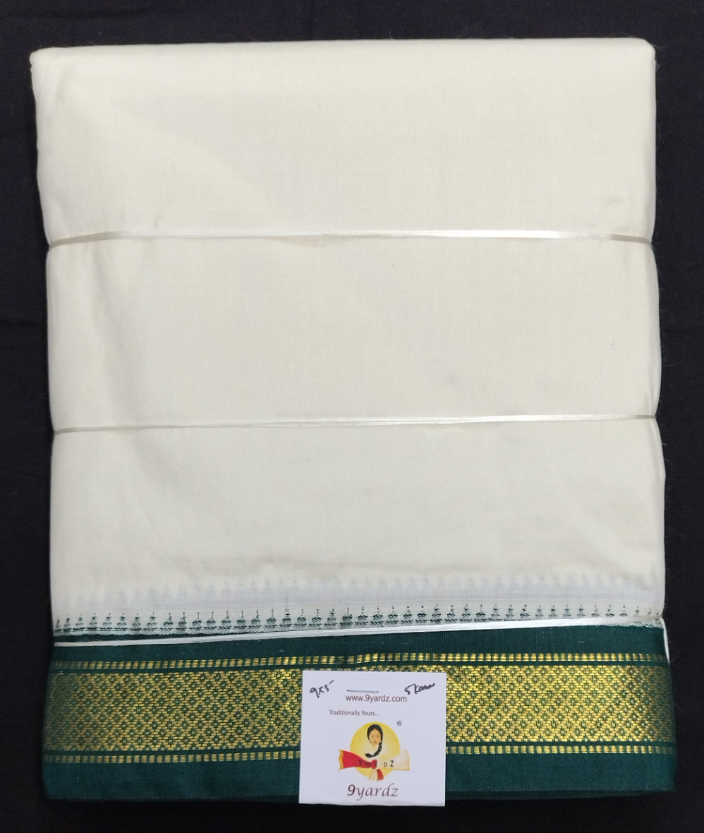 Pure silk  Dhoti 9*5 muzham