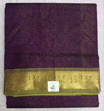 Load image into Gallery viewer, Pure silk cotton Vairaoosi 10yards madisar