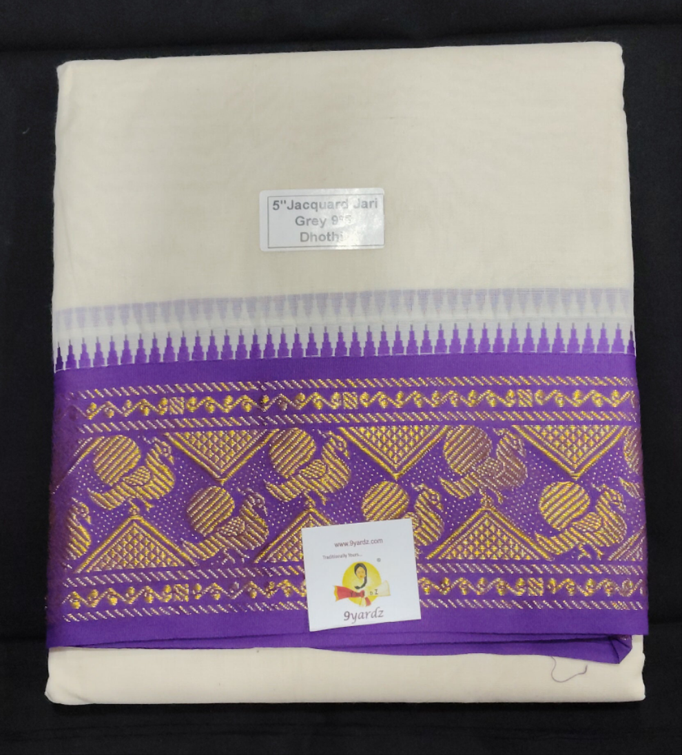 Cotton Dhothi Jacquard 9*5