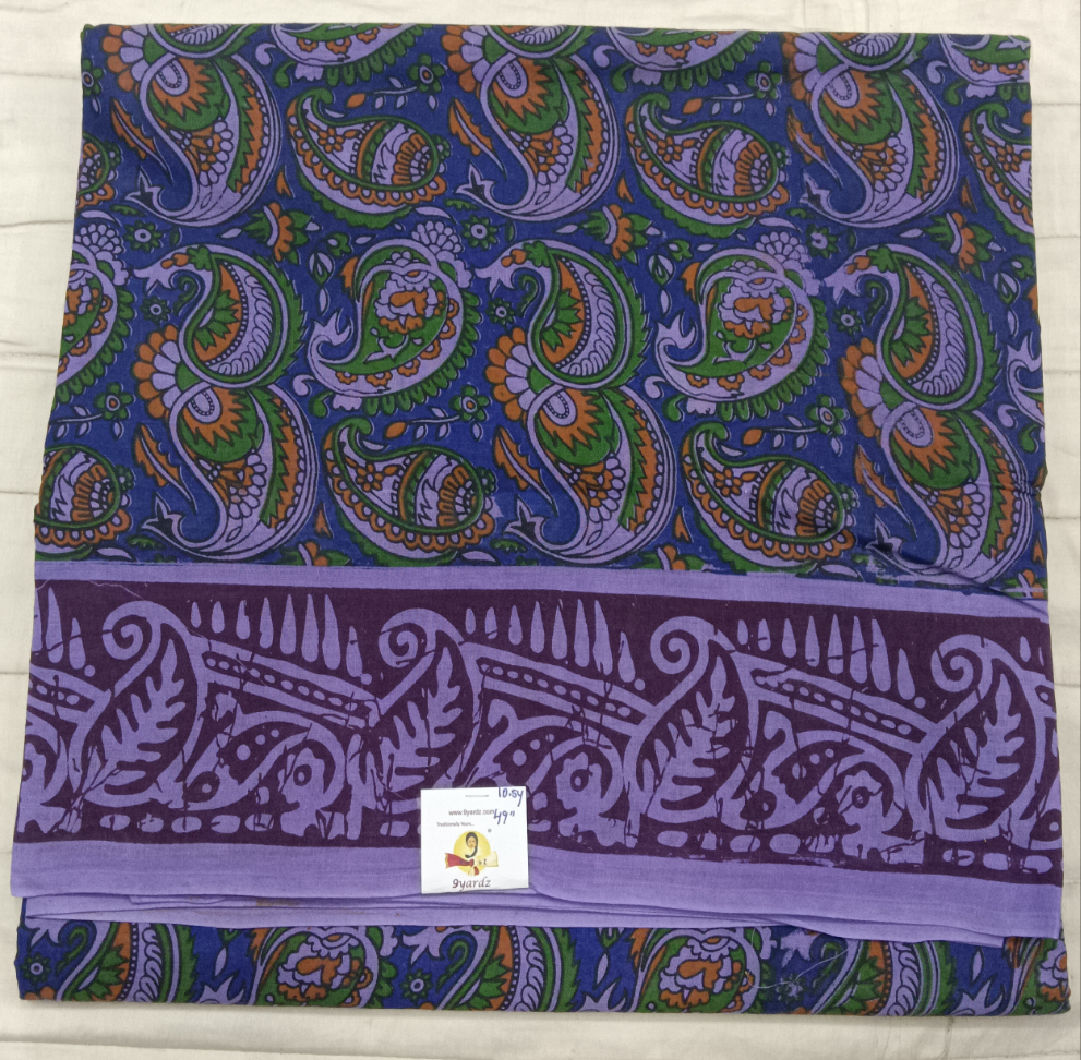 Sungudi cotton 10.5yards 49"