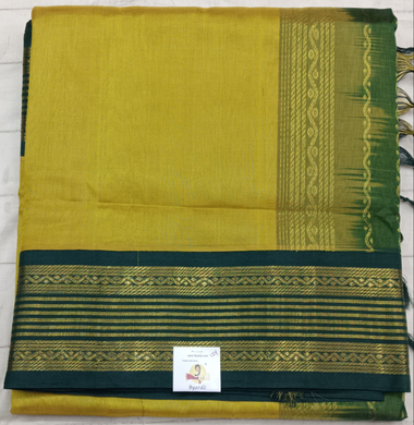 Pure silk cotton Korvai 12yardz