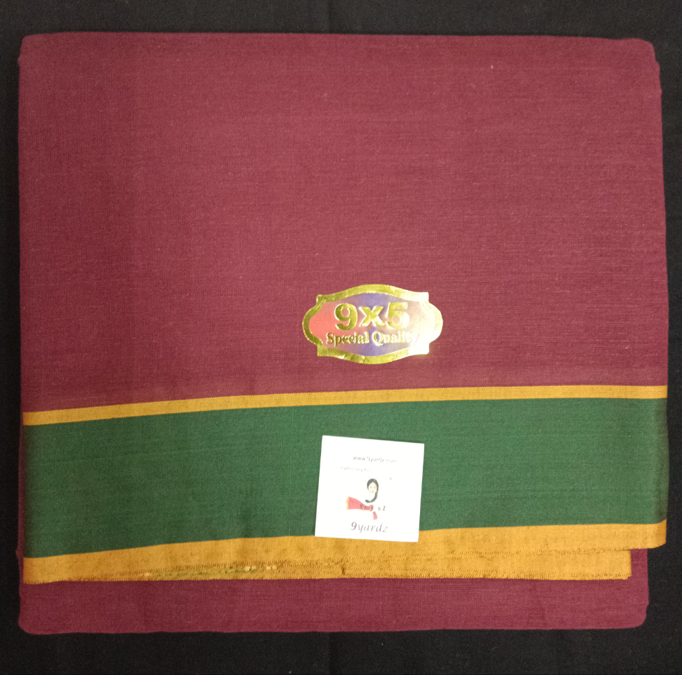 Cotton Colour  Dhothi 9*5