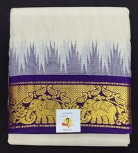 Load image into Gallery viewer, Pure cotton Muhurtham dhoti 9*5