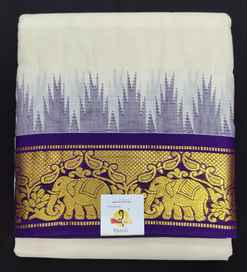 Pure cotton Muhurtham dhoti 9*5