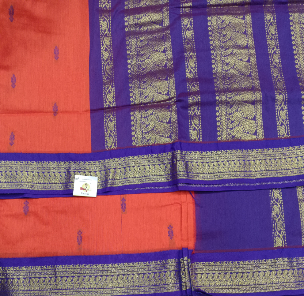 Kalyani Cotton Butta  9.5yardz