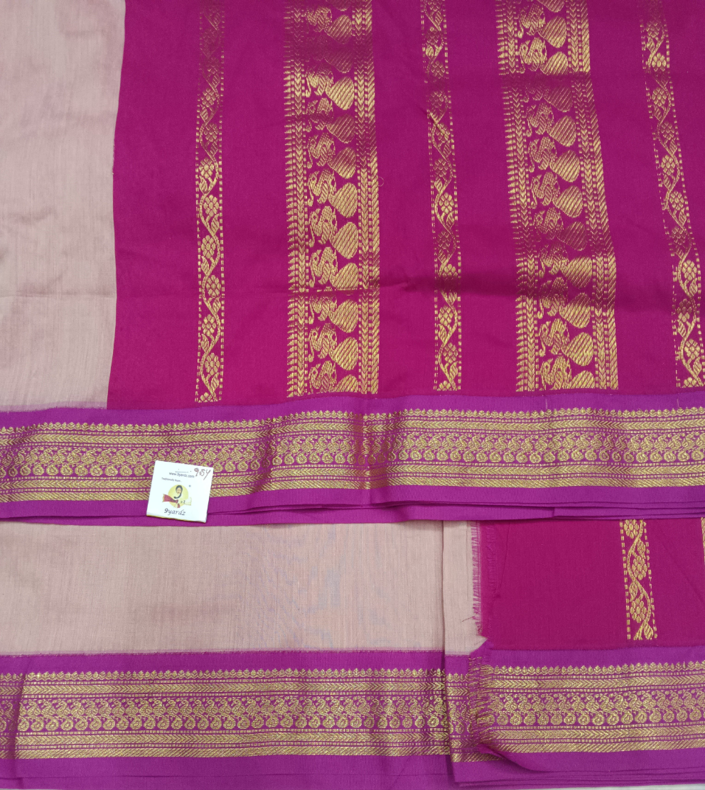 Kalyani Cotton Plain 9.5yardz