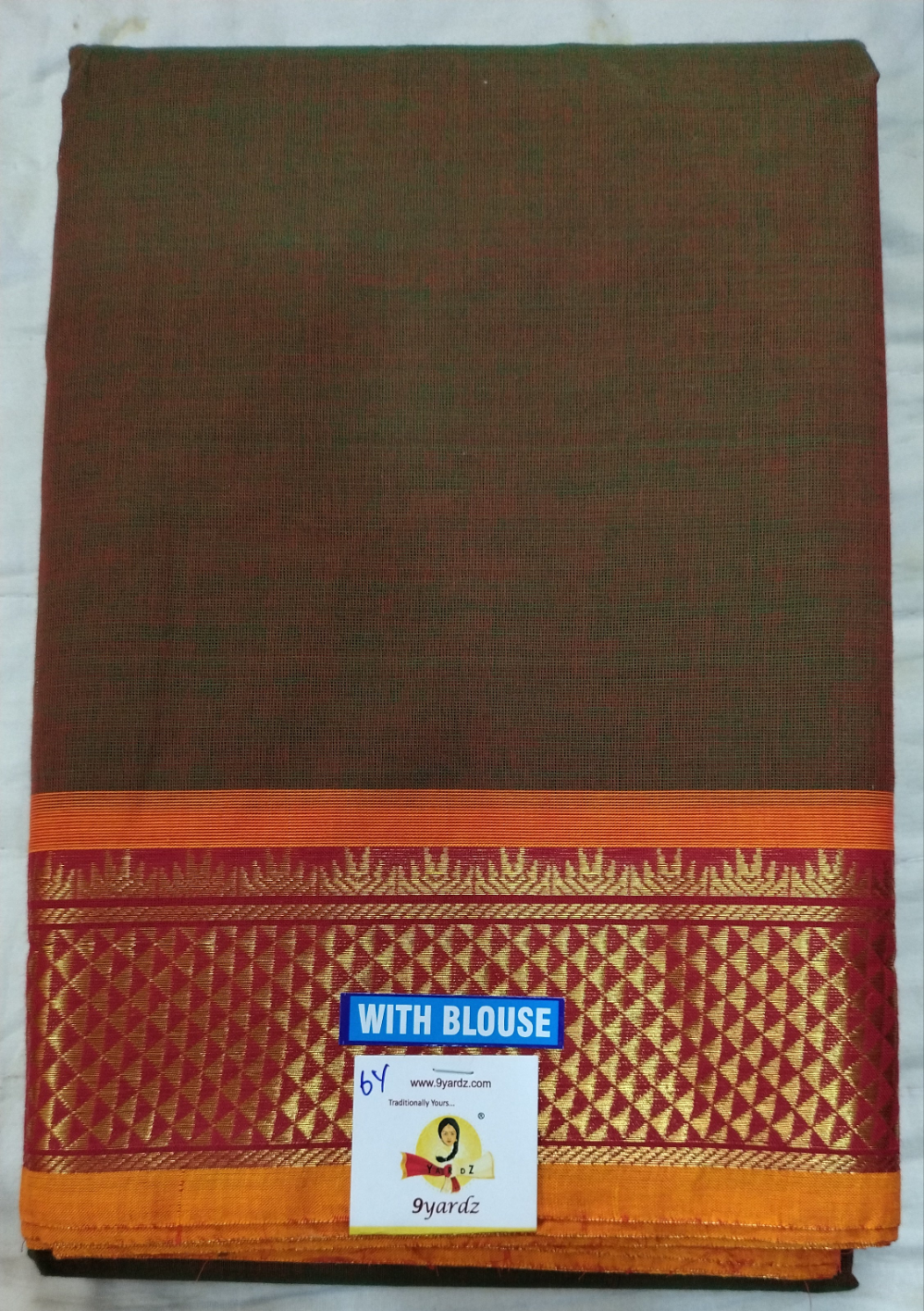 Chettinadu/ Karaikudi cotton 6 yards