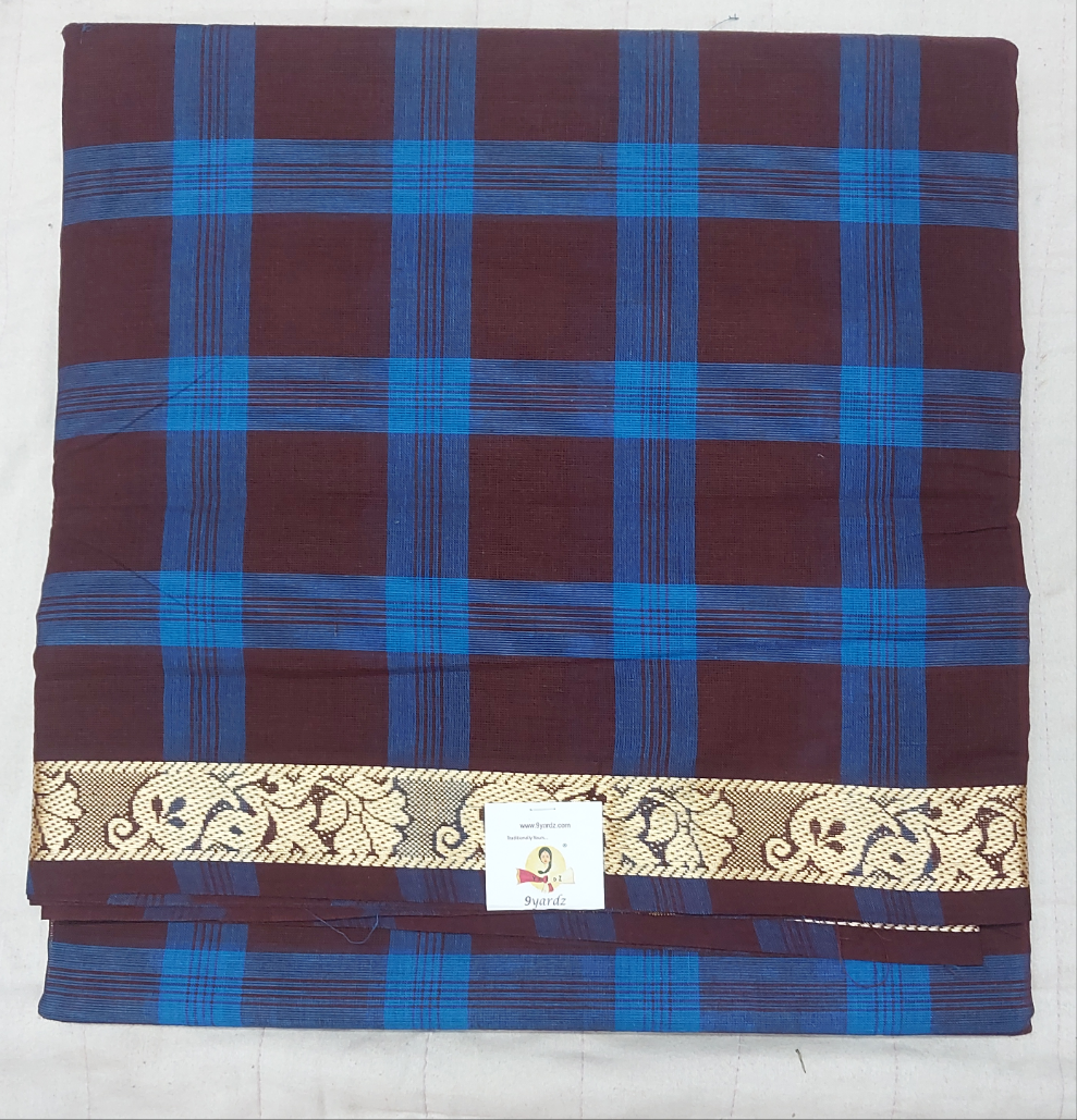 Chettinadu / Karaikudi cotton 10.5 yards madisar