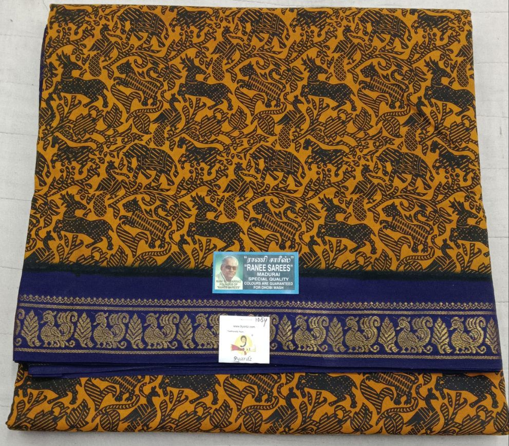 Ranee voyal saree 10.5yardz(9.5mtrs)