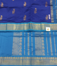 Load image into Gallery viewer, Semi silk Plain Korvai 6Yards