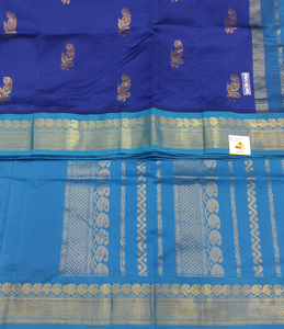 Semi silk Plain Korvai 6Yards